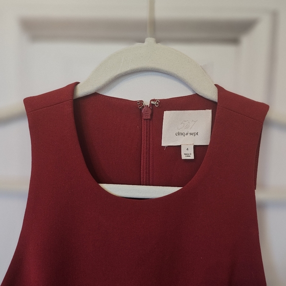 CINQ A SEPT Piper Ruffle Sheath Dress - Picture 5 of 12